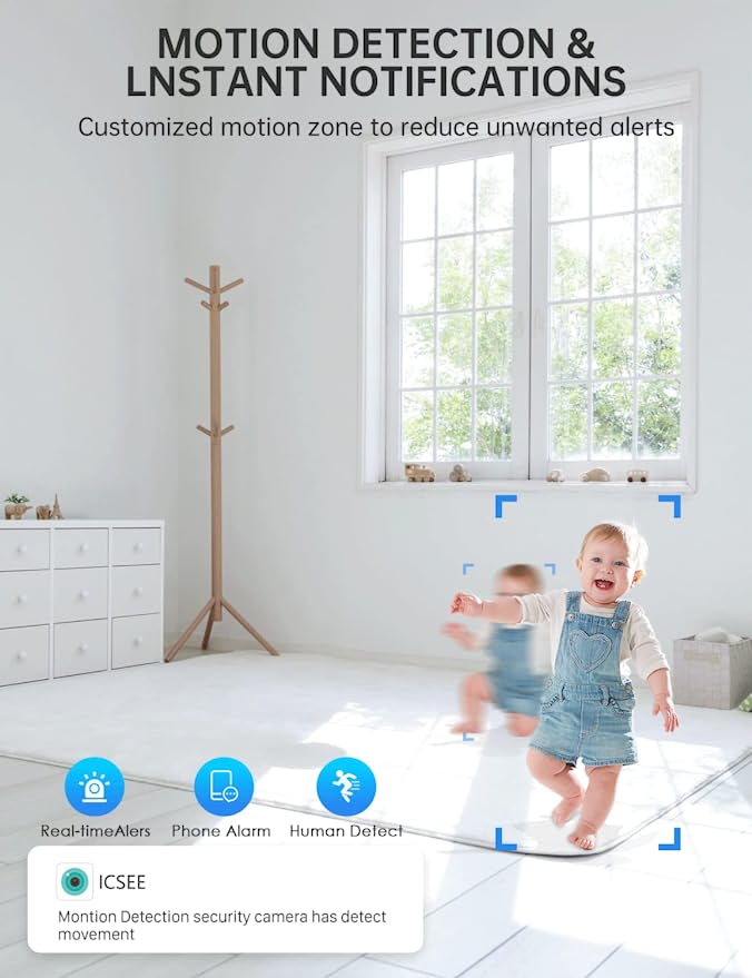 Top-Rated Security Light Bulb Camera - 1080P HD WiFi Lightbulb Surveillance with Motion Detection & Night Vision
