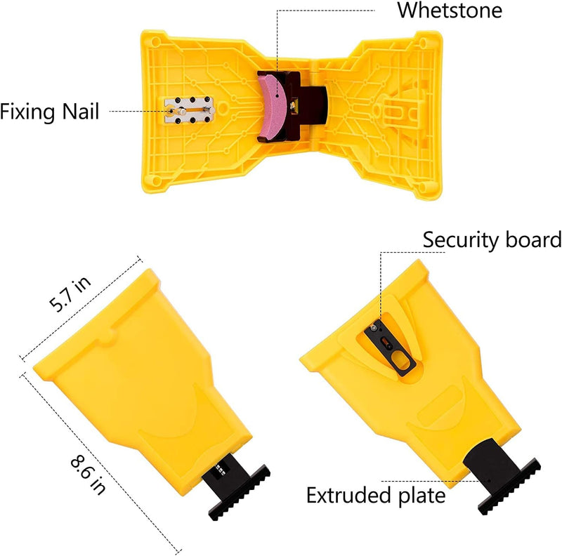Professional Chainsaw Teeth Sharpener - Fast & Efficient Blade Sharpening Tool for Woodworking & Outdoor Use