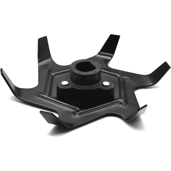 6-Inch Heavy-Duty Metal Tiller Blade Set for Efficient Soil Tilling and Gardening