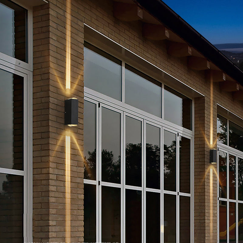Waterproof Multipurpose Up & Down Outdoor Wall Spotlight - Versatile LED Lighting for Patios, Gardens, and Entryways