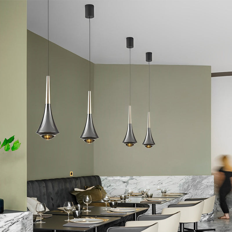 Adjustable Liftable Minimalist LED Modern Chandelier - Creative Lighting Fixture for Home Decor