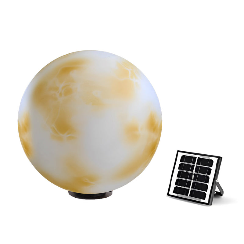 Moon-Shaped Outdoor Pier-Mount Pillar Accent Light - Stylish Solar Garden Post Lantern