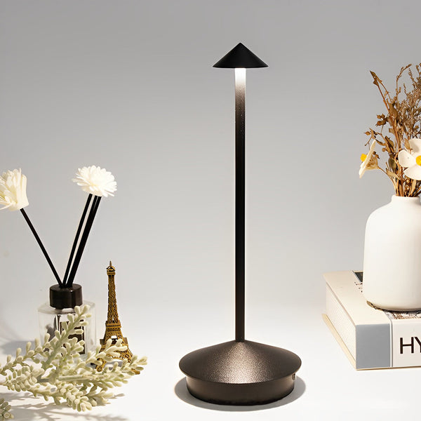 Mini Dimmable Triangle LED Table Lamp - Stylish & Energy-Efficient Lighting for Home & Office