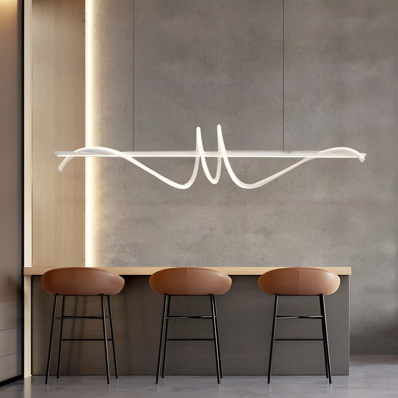 Nordic Creative LED Ceiling Chandelier - Stepless Dimming Kitchen Lighting Fixture
