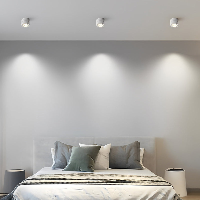 Enhanced Product Title: **7W Round Foldable LED Spotlight with Rotating Head - Flush Mount Ceiling Light** 

This title maintains essential keywords while improving clarity and searchability for Google Shopping.