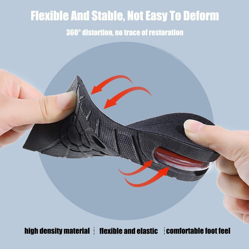 Height Increase Insoles - Comfortable Shoe Lifts for Men & Women | Elevate Your Style & Confidence