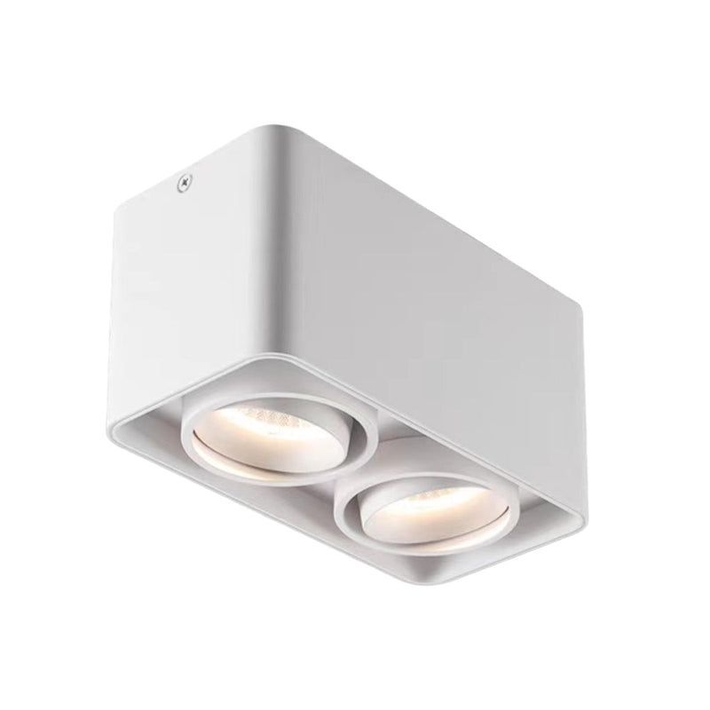 Square Adjustable LED Ceiling Grille Light with Three-Step Dimming - Modern Lighting Solution for Home & Office