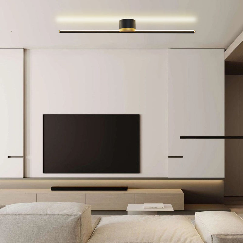 Sleek LED Ceiling Light - Modern Slim Linear Fixture for Contemporary Spaces