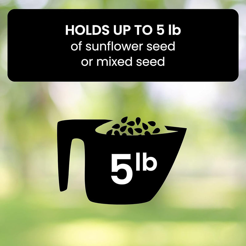 Ultimate Squirrel-Proof Bird Feeder - Durable, Weather-Resistant Design for Backyard Birdwatching