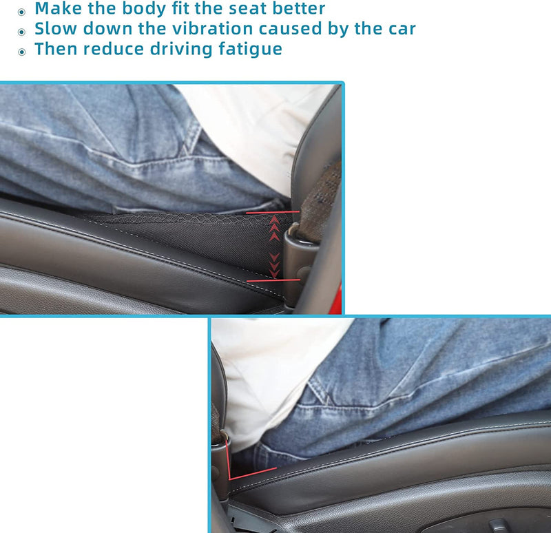 Premium Car Booster Seat Cushion for Adults - Comfortable & Supportive Driving Experience