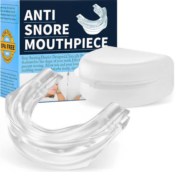 Anti-Snoring Mouthpiece Guard for Sleep Apnea Relief - Comfortable & Adjustable Oral Device