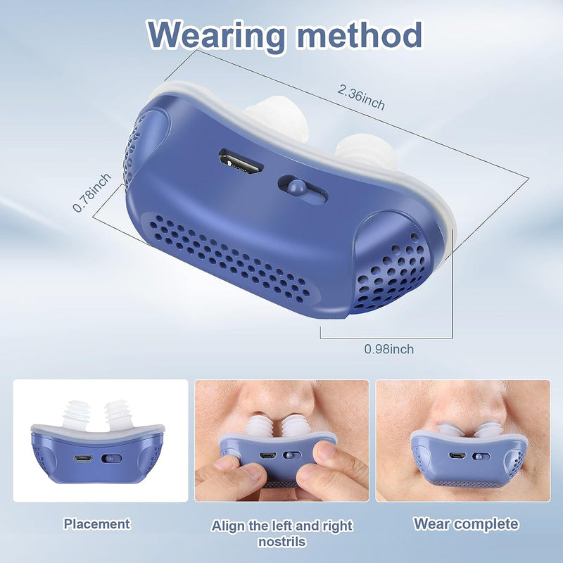 Portable Micro CPAP Machine for Sleep Apnea & Snoring Relief - Travel-Friendly CPAP Alternative