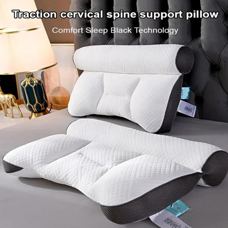 Ergonomic Goose Down Pillow - Cervical Support & Comfort for Enhanced Sleep Quality