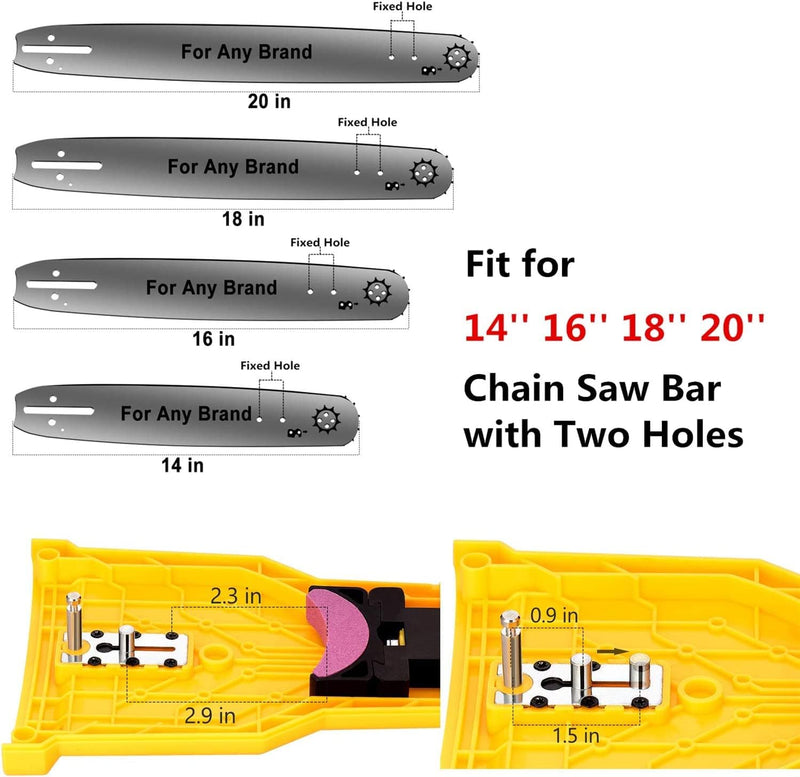 Professional Chainsaw Teeth Sharpener - Fast & Efficient Blade Sharpening Tool for Woodworking & Outdoor Use