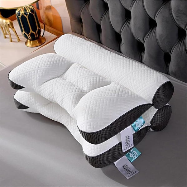 Ergonomic Goose Down Pillow - Cervical Support & Comfort for Enhanced Sleep Quality
