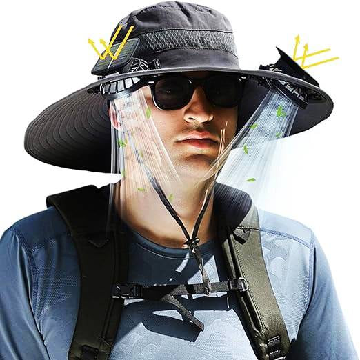 Men's UV Protection Sun Hat - Lightweight, Breathable, Adjustable Outdoor Cap