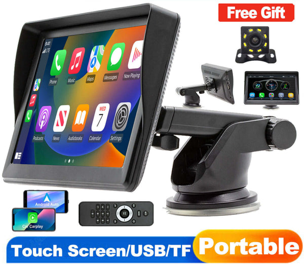 7" & 10.2" Touchscreen Car Display with Complimentary Rear View Camera - High-Resolution Vehicle Monitor