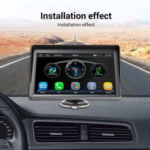 7" & 10.2" Touchscreen Car Display with Complimentary Rear View Camera - High-Resolution Vehicle Monitor