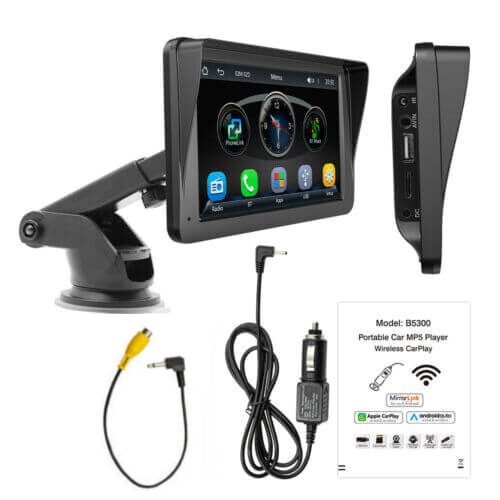 7" & 10.2" Touchscreen Car Display with Complimentary Rear View Camera - High-Resolution Vehicle Monitor