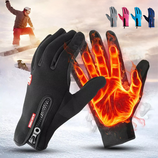 Unisex Heated Thermal Gloves for Winter Sports - Rechargeable Electric Hand Warmers for Skiing, Snowboarding, and Outdoor Activities