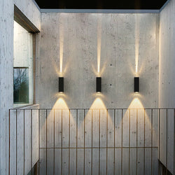 Waterproof Multipurpose Up & Down Outdoor Wall Spotlight - Versatile LED Lighting for Patios, Gardens, and Entryways