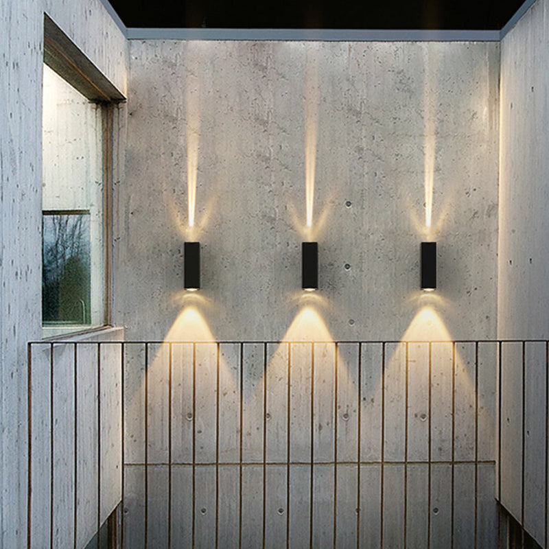 Waterproof Multipurpose Up & Down Outdoor Wall Spotlight - Versatile LED Lighting for Patios, Gardens, and Entryways