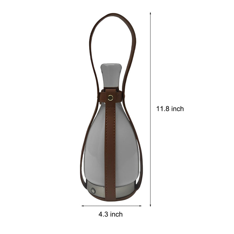 Stylish Modern Mid-Century Cordless Lantern Table Lamp - Perfect for Home Decor & Ambient Lighting