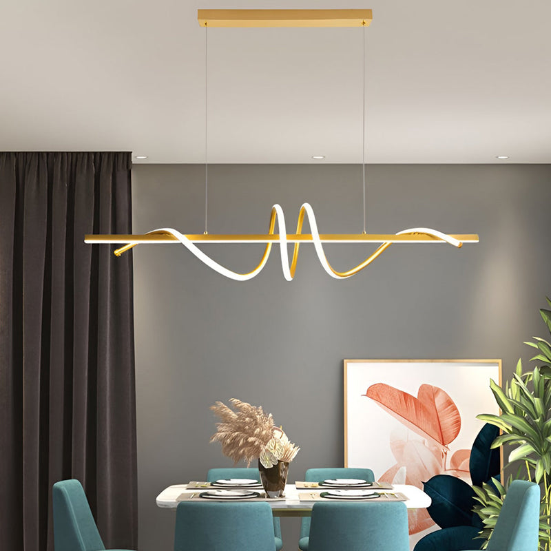 Nordic Creative LED Ceiling Chandelier - Stepless Dimming Kitchen Lighting Fixture