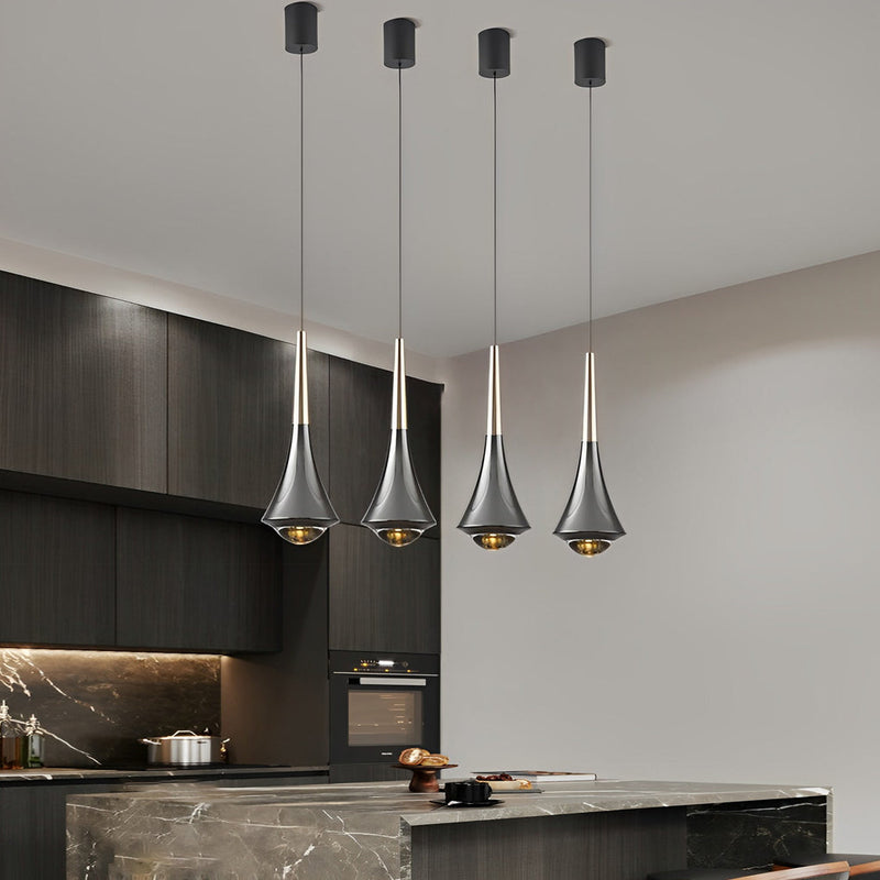 Adjustable Liftable Minimalist LED Modern Chandelier - Creative Lighting Fixture for Home Decor