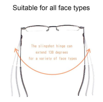 Compact Folding Reading Glasses for Men and Women - Lightweight & Portable Eyewear