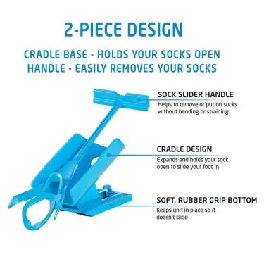 Compression Sock Aid Kit - Easy On, Easy Off Sock Helper for Effortless Wear