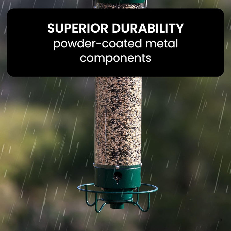 Ultimate Squirrel-Proof Bird Feeder - Durable, Weather-Resistant Design for Backyard Birdwatching