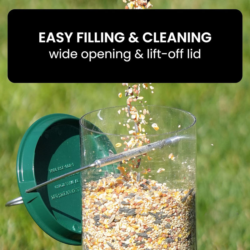 Ultimate Squirrel-Proof Bird Feeder - Durable, Weather-Resistant Design for Backyard Birdwatching