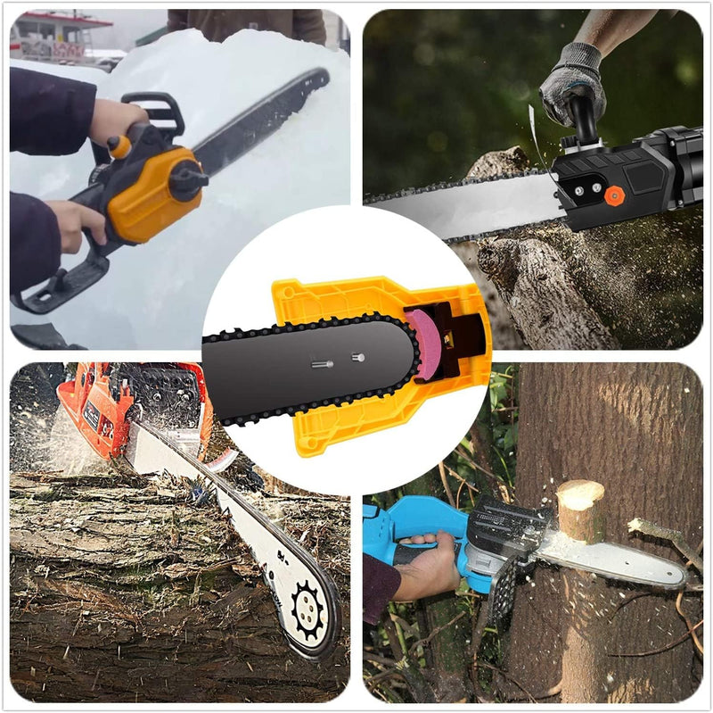 Professional Chainsaw Teeth Sharpener - Fast & Efficient Blade Sharpening Tool for Woodworking & Outdoor Use