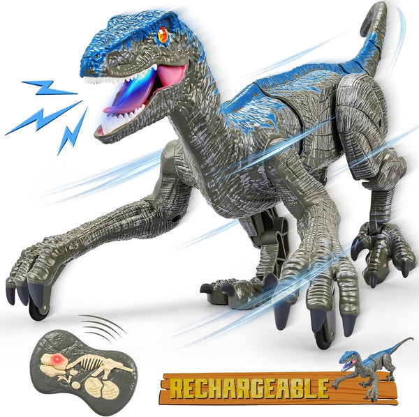 Remote Control Dinosaur Toy - Interactive T-Rex with Realistic Movements & Sounds - Perfect for Kids Ages 3+