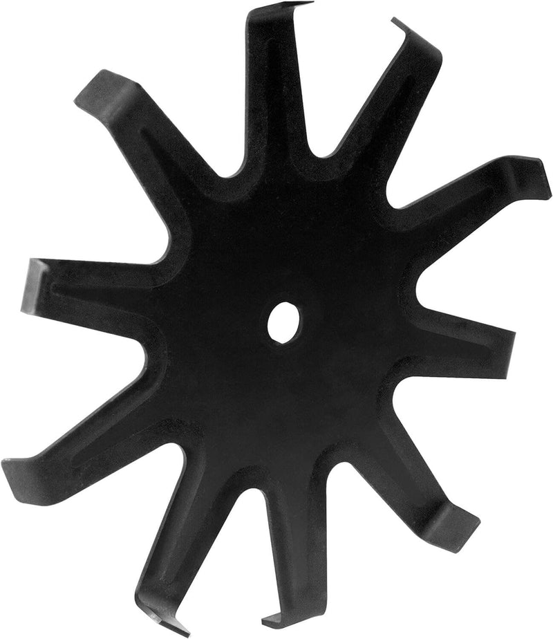 6-Inch Heavy-Duty Metal Tiller Blade Set for Efficient Soil Tilling and Gardening