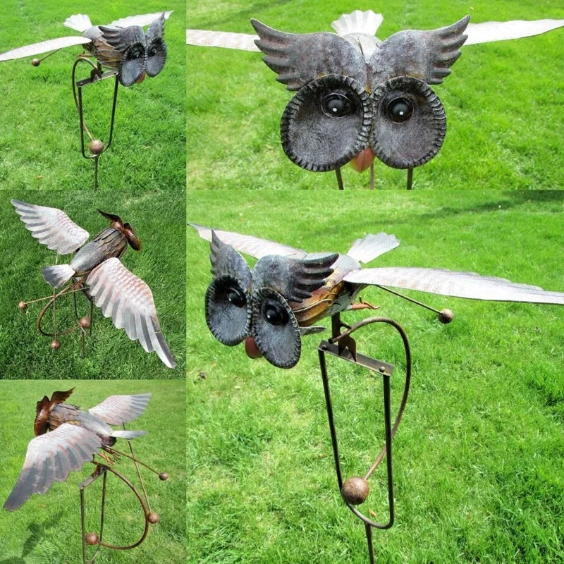 Whimsical Garden Art - Decorative Bird Patio Sculpture for Outdoor Decor