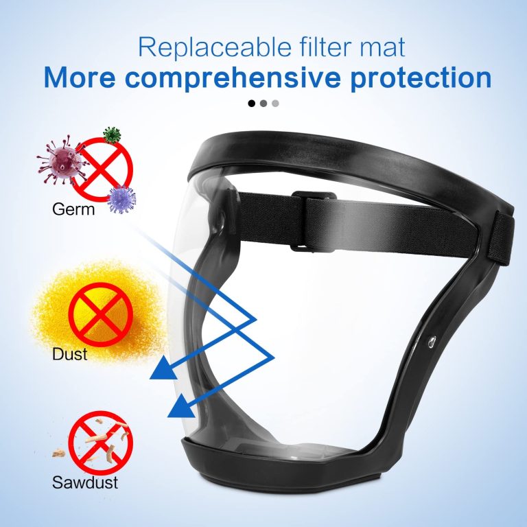 Premium Anti-Fog Face Shield - Superior Protection & Clarity for All-Day Comfort