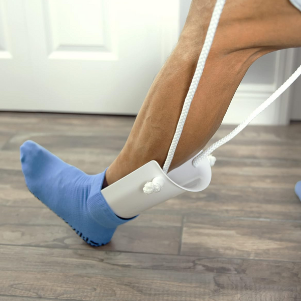 Easy Wear No Bend Sock Aid for Seniors and Disabled - Sock Dressing Tool for Elderly Assistance