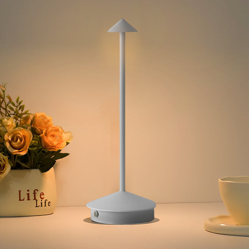 Mini Dimmable Triangle LED Table Lamp - Stylish & Energy-Efficient Lighting for Home & Office