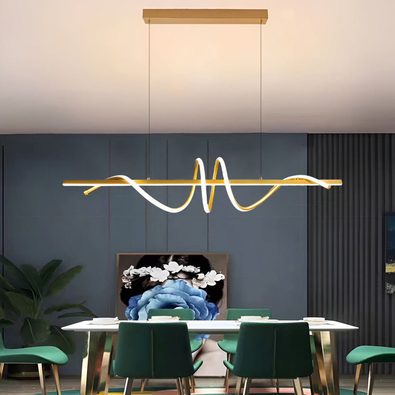 Nordic Creative LED Ceiling Chandelier - Stepless Dimming Kitchen Lighting Fixture