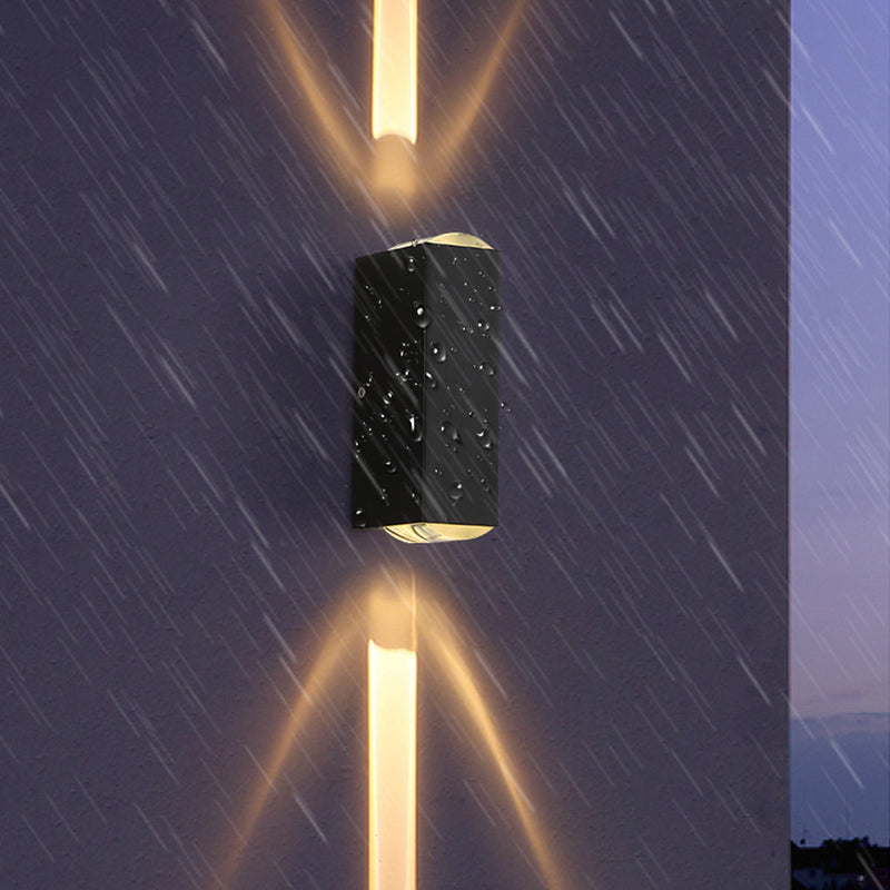 Waterproof Multipurpose Up & Down Outdoor Wall Spotlight - Versatile LED Lighting for Patios, Gardens, and Entryways