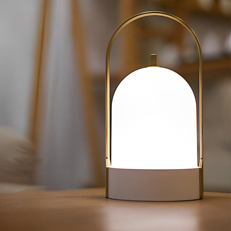 Versatile Portable LED Lantern - Stylish Indoor & Outdoor Table Lamp for Home, Camping, and Ambiance