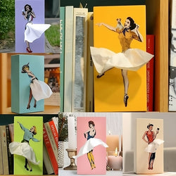 Elegant Flying Skirt Tissue Box - Stylish Home Decor & Functional Tissue Holder