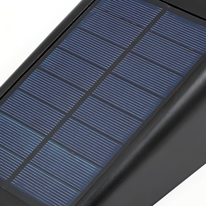 90° Adjustable Smart LED Waterproof Black Modern Solar Wall Lights - Energy-Efficient Outdoor Lighting