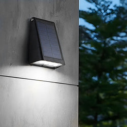 90° Adjustable Smart LED Waterproof Black Modern Solar Wall Lights - Energy-Efficient Outdoor Lighting