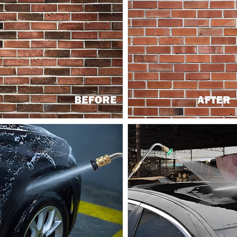 4000 PSI Telescoping High Pressure Washer Wand Set - Ideal for Gutter, Roof, and Wall Cleaning
