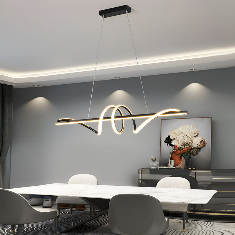 Nordic Creative LED Ceiling Chandelier - Stepless Dimming Kitchen Lighting Fixture