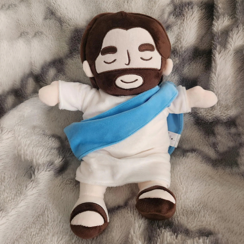 Breathing Jesus Plushie - Soothing Sleep Aid for Comfort and Relaxation