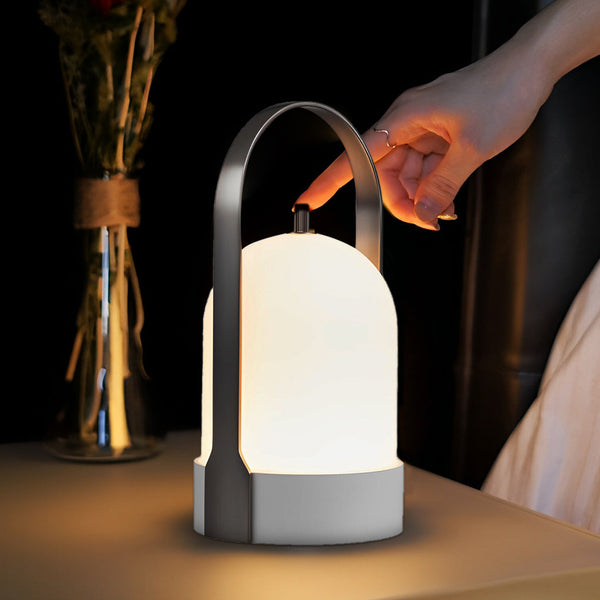 Versatile Portable LED Lantern - Stylish Indoor & Outdoor Table Lamp for Home, Camping, and Ambiance
